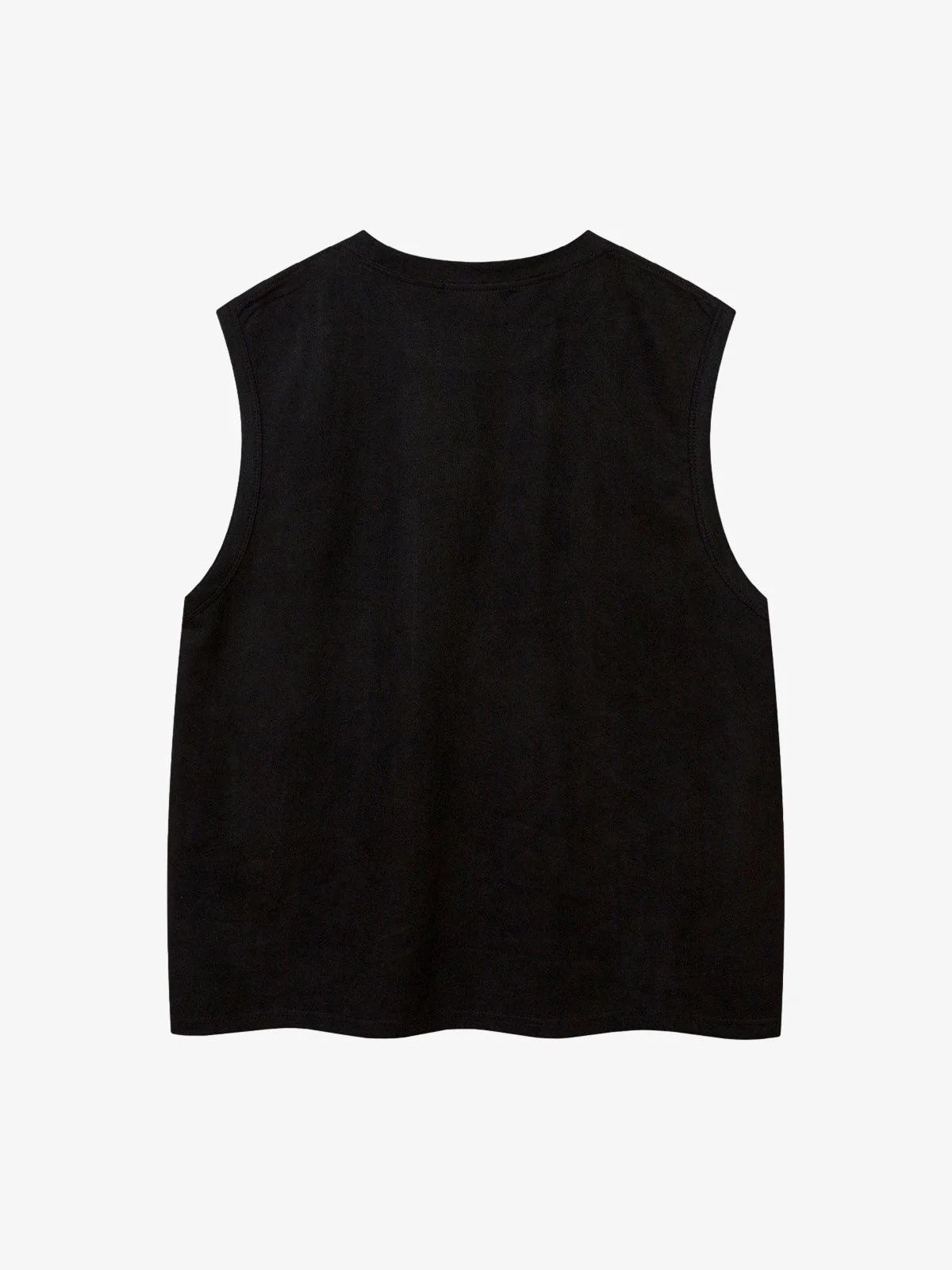 Suede Thorn Embroidered Vest - Image 7