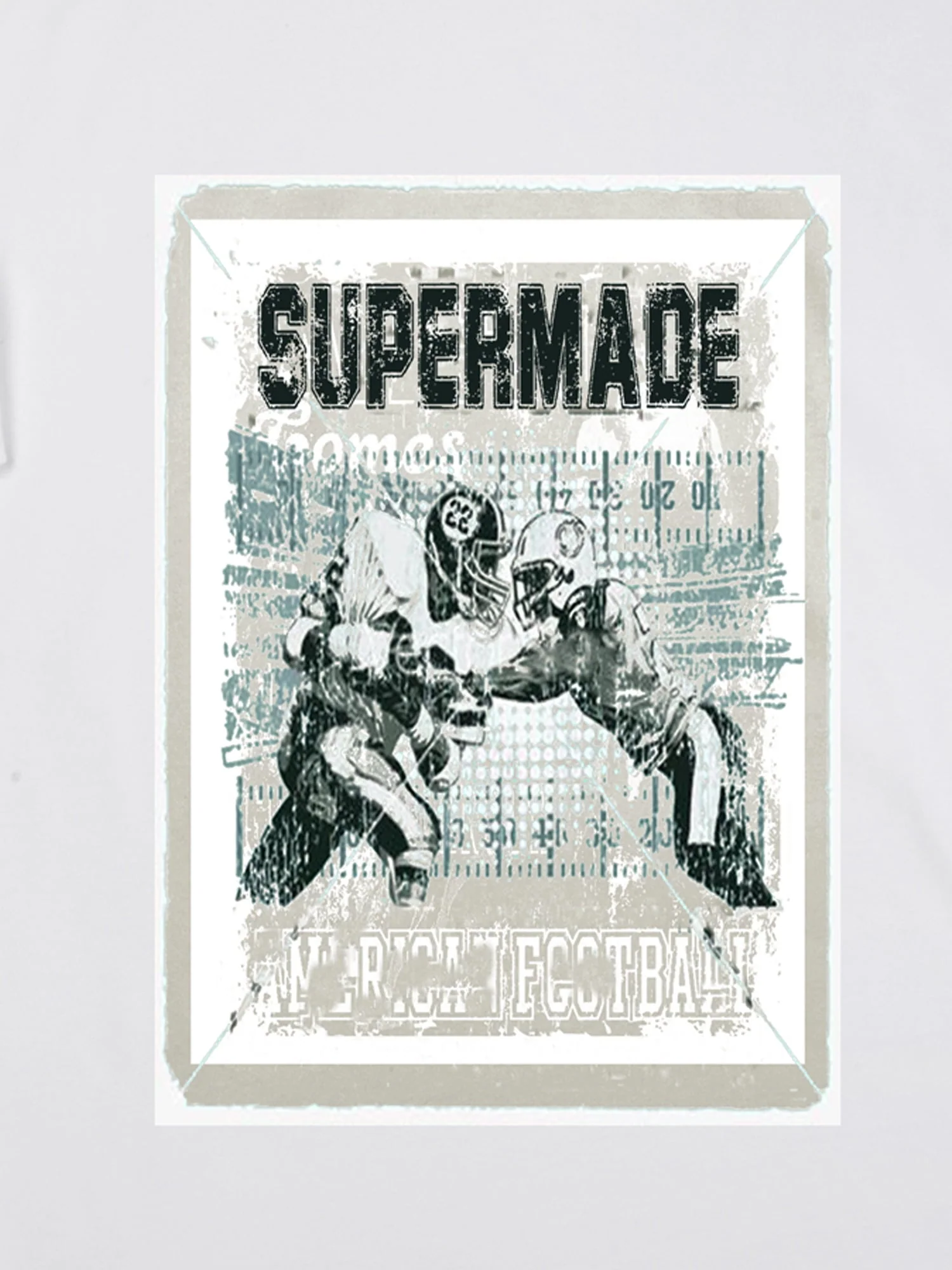 Super Bowl Football Print T-Shirt - Image 4