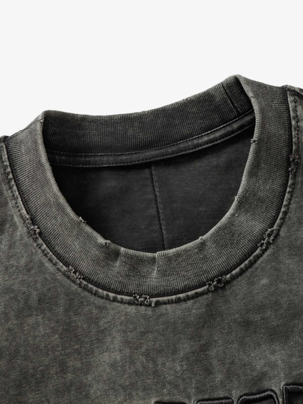Vintage Washed Multi-Pocket T-Shirt - Image 6
