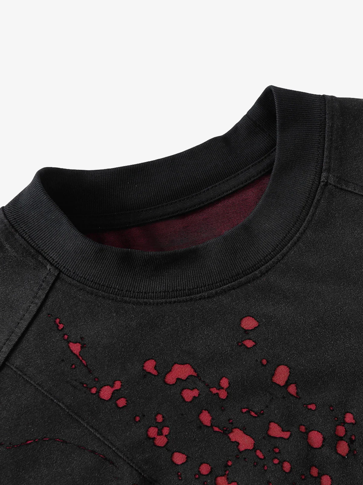Vintage Washed Dot Spray T-Shirt - Image 9