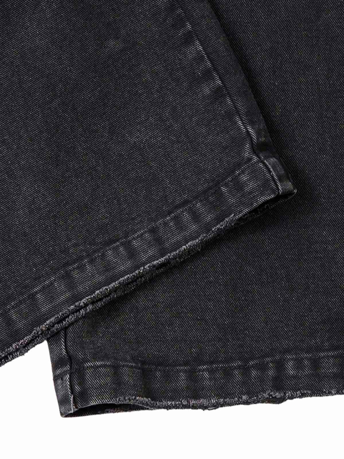 Washed Distressed Multi-Pocket Cargo Jeans - Image 9