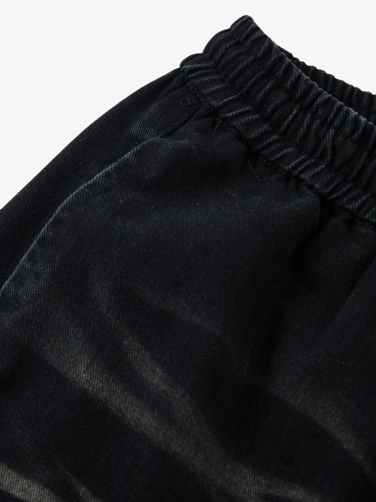 Washed Multi Pocket Drawstring Cargo Jeans - Image 5