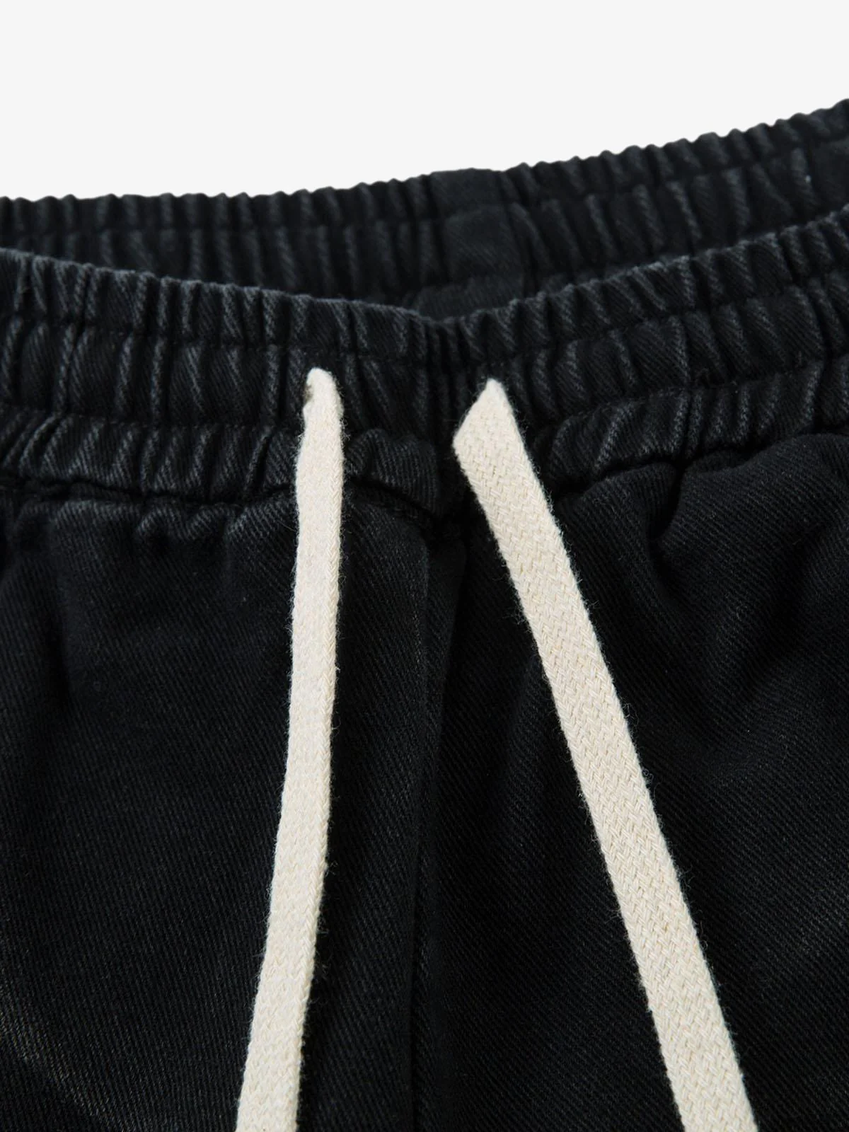 Washed Multi Pocket Drawstring Cargo Jeans - Image 9