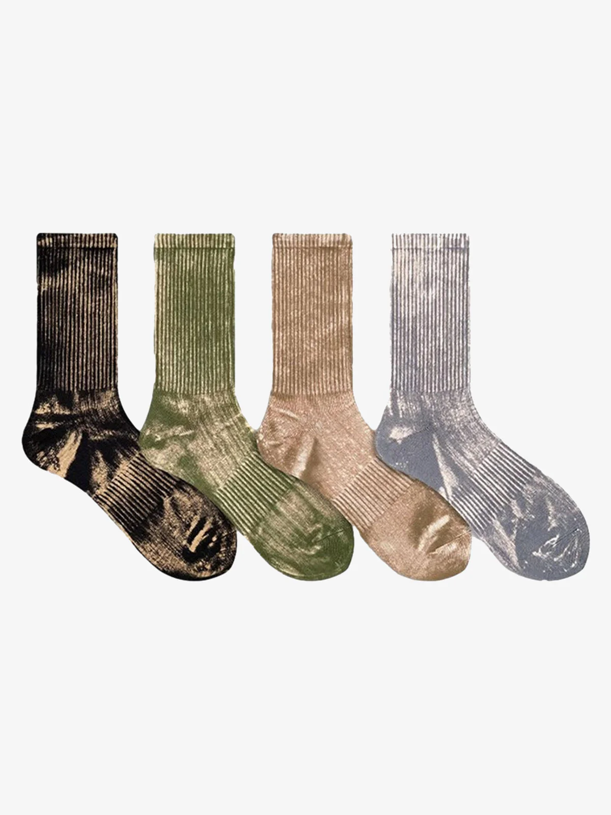 Thesupermade Workwear Distressed Tie-dyed Socks - Image 5