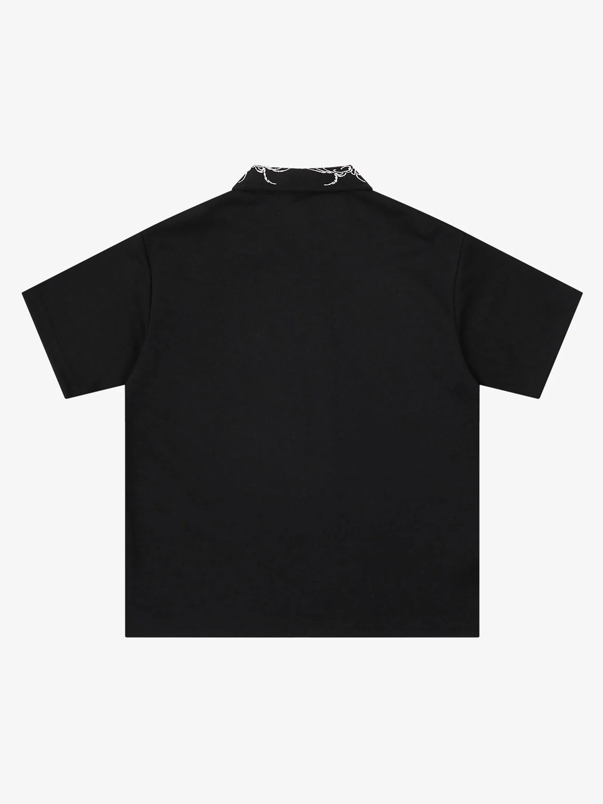 Thorn-Wreath Graphic Polo Shirt - Image 7