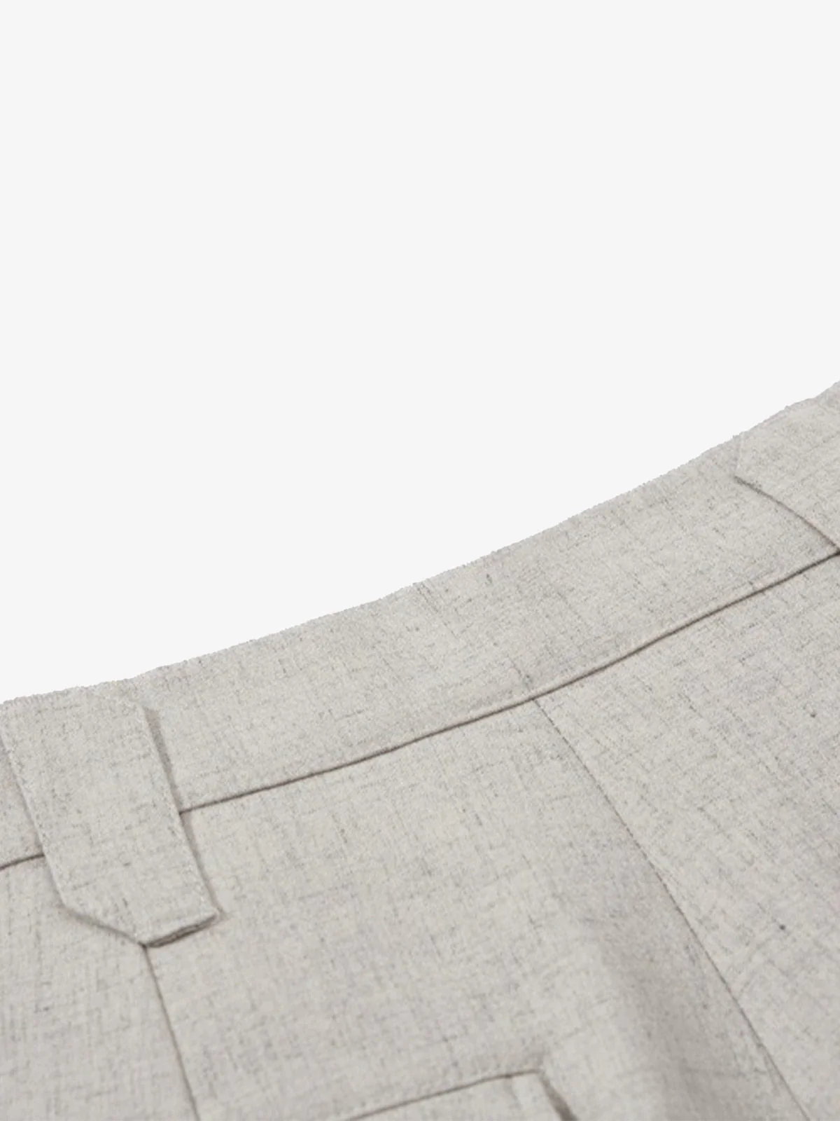 Tie Detail Relaxed Fit Draped Suit Pants - Image 6