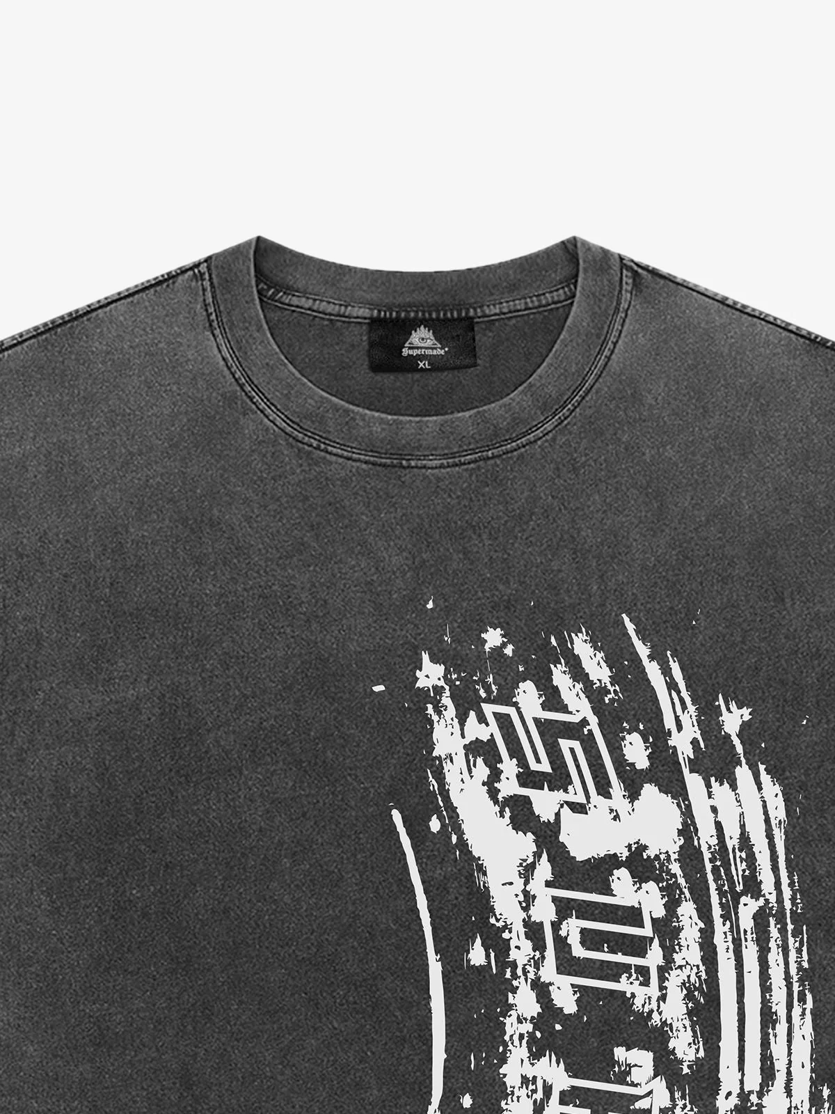 Tire Print Lettering T-Shirt - Image 18