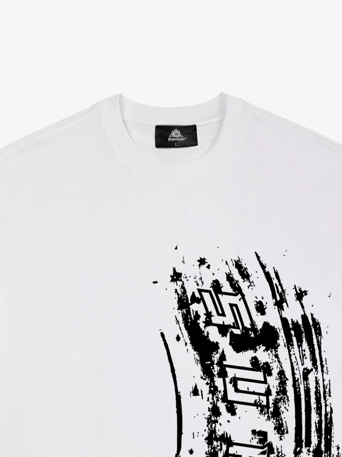 Tire Print Lettering T-Shirt - Image 8