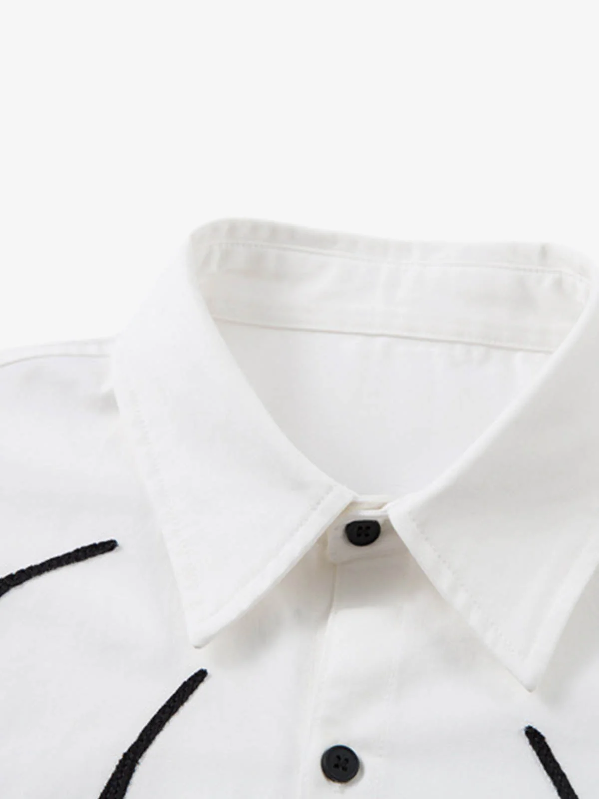 Tribal Flame Layered Cotton Linen Shirt - Image 3