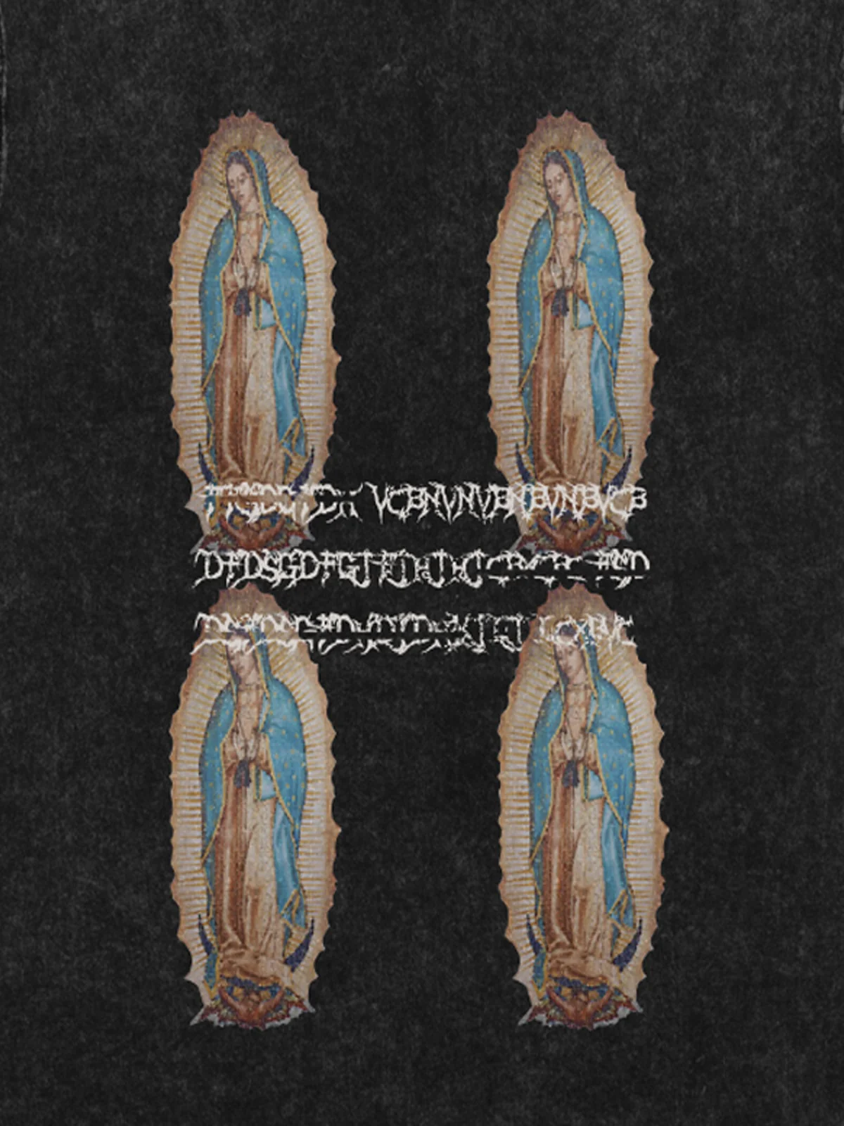 Original Virgin Mary Print T-Shirt - Image 4