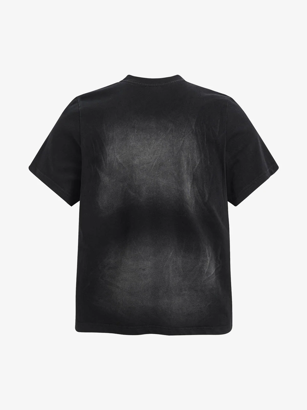 Vintage Airbrush Spray Effect Multi-Badge Graphic T-Shirt - Image 4