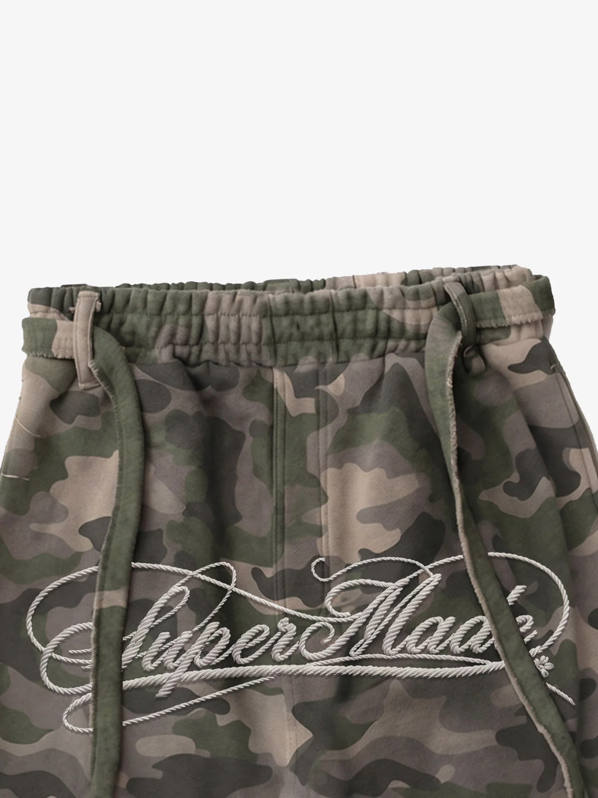 Vintage Camouflage Sleeveless Zip-Up Hoodie Set - Image 14