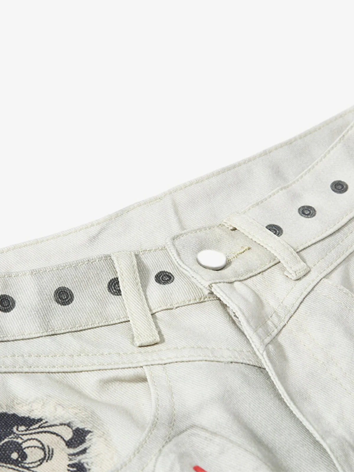 Vintage Dirty-Dyed Washed Wide-Leg Cargo Pants - 2559 - Image 9