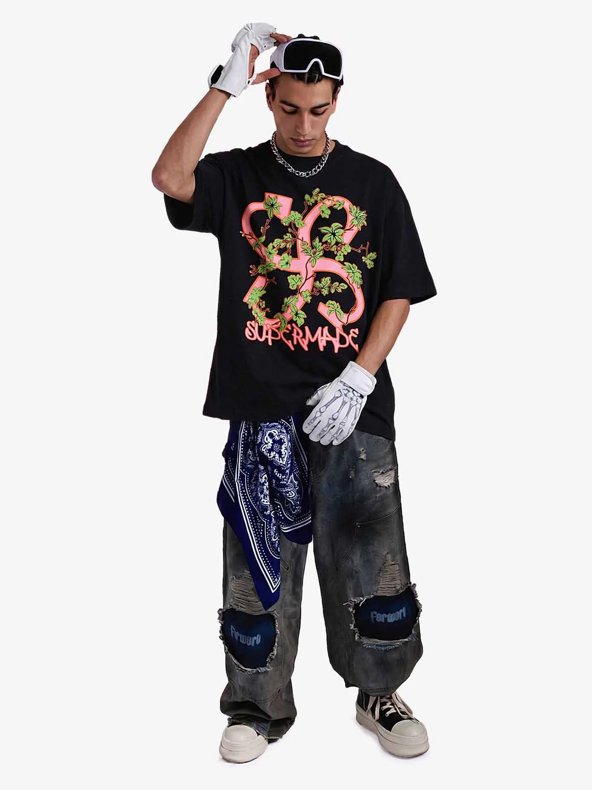 Vintage Double S Vine Graphic T-Shirt - Image 3