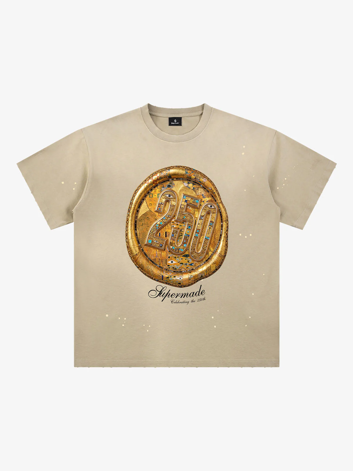 Vintage Gold Crest Graphic T-Shirt - Image 2