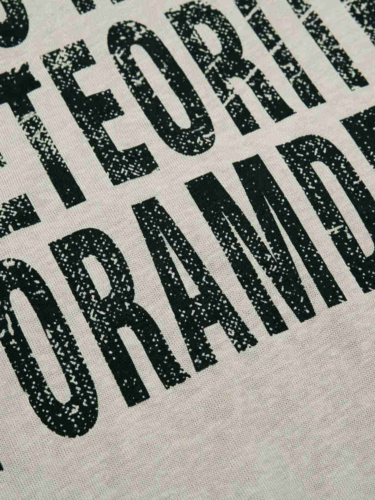 Vintage Grunge Text Print Henley Long Sleeve T-Shirt - Image 11