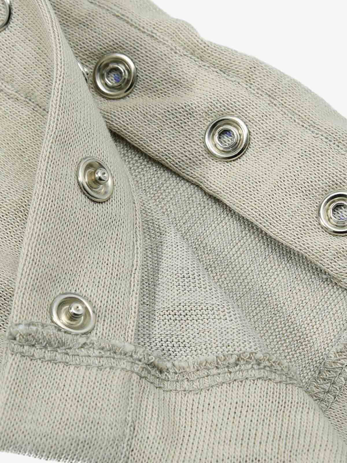 Vintage Grunge Text Print Henley Long Sleeve T-Shirt - Image 9