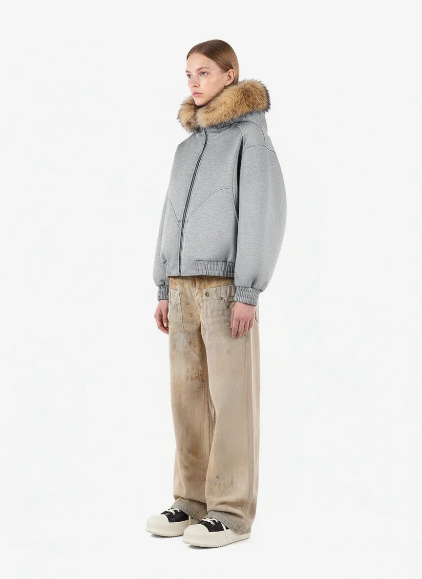 Vintage High Street Mud-Dyed Distressed Baggy Jeans - Image 6