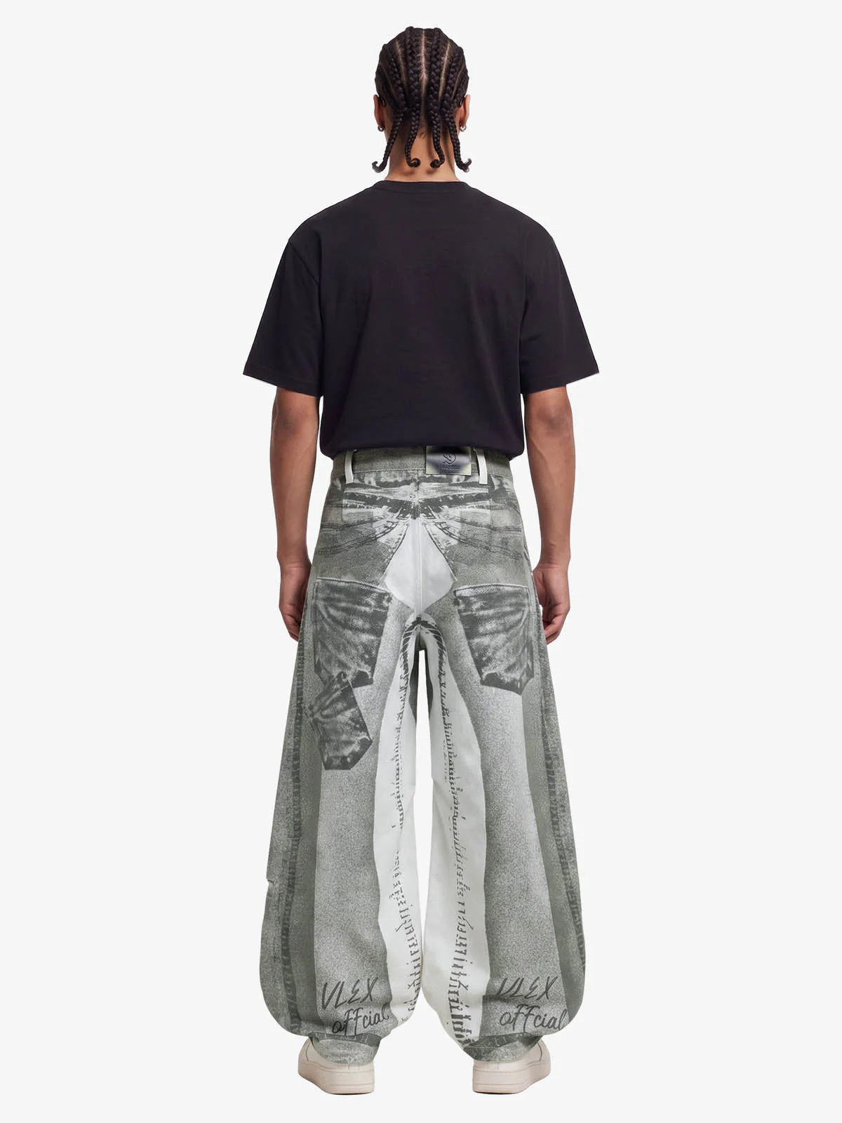 Vintage Illusion Graphic Ultra-Baggy Jeans - Image 5