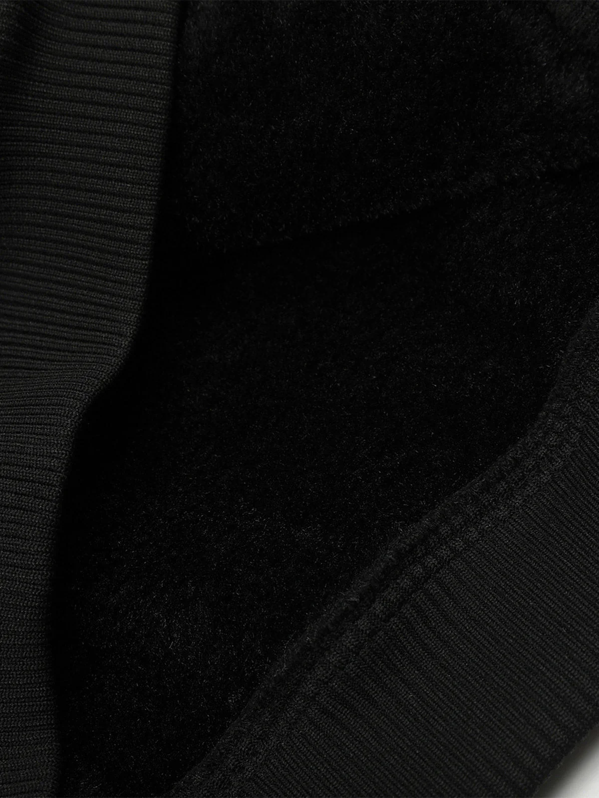 Vintage Leather Badge Fleece-lined Hooded Zip Bomber Jacket - 2547 - Image 12