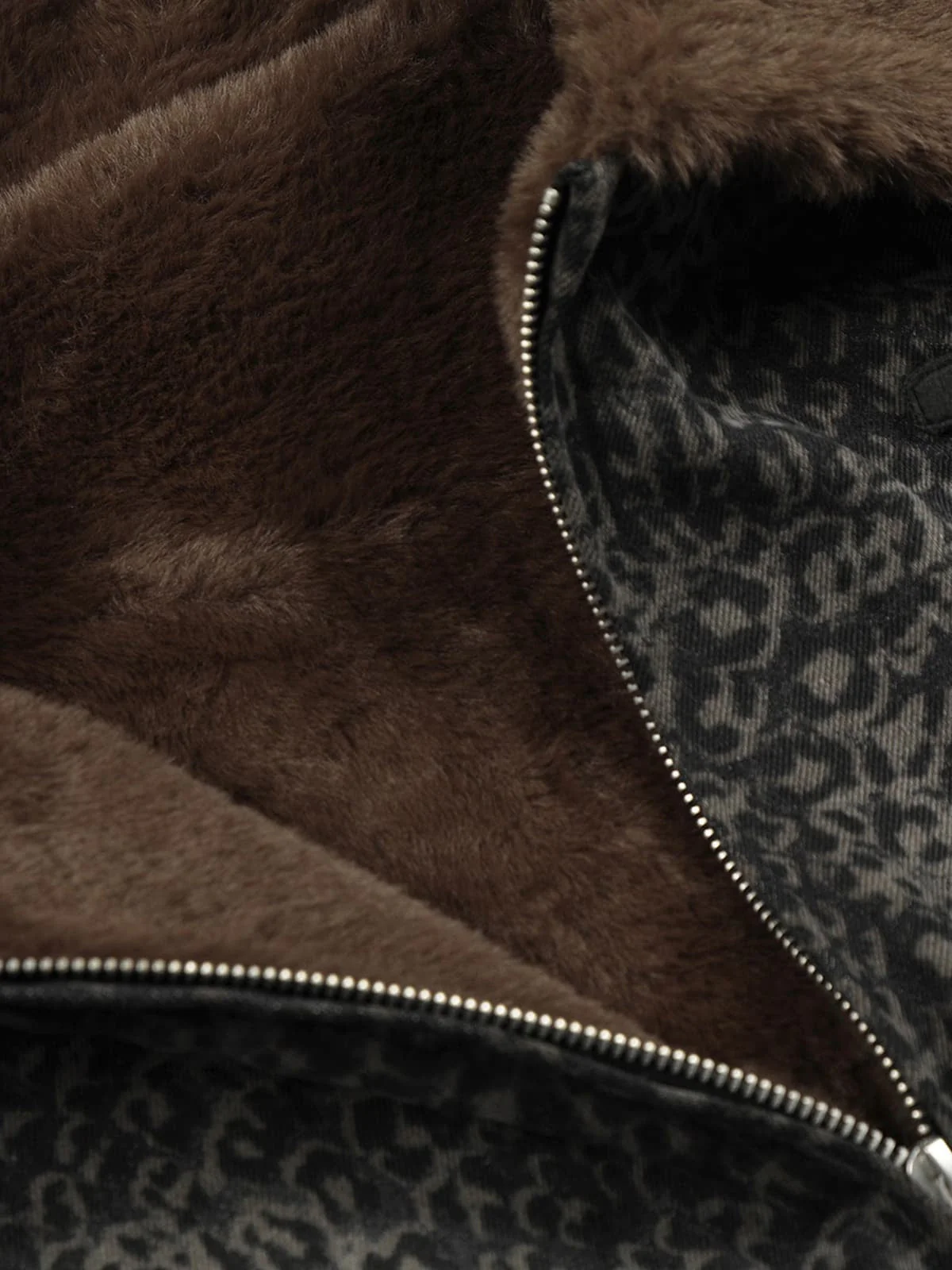 Vintage Leopard Print Fleece Zip Up Vest - Image 6
