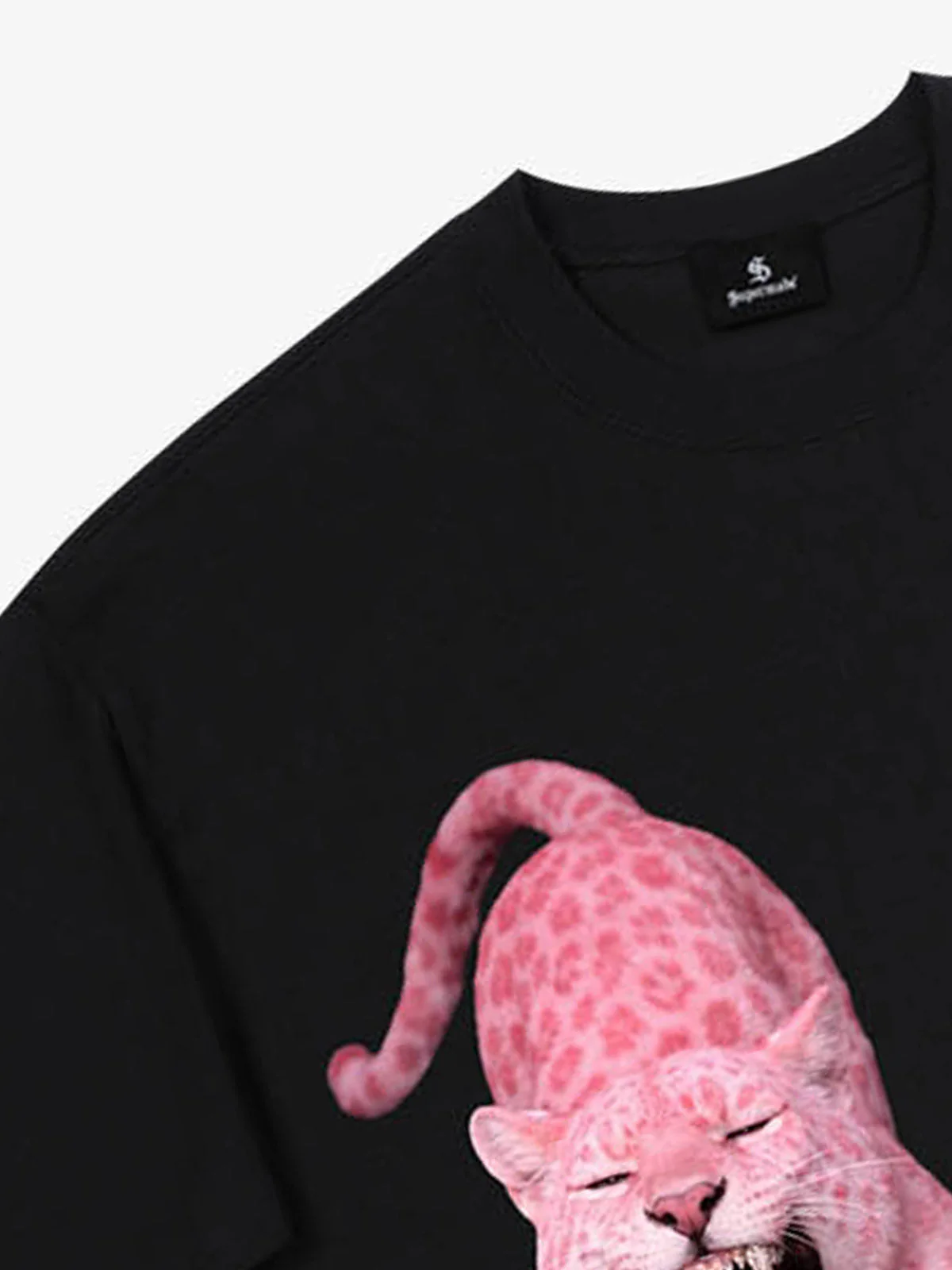 Vintage Pink Leopard Graphic T-Shirt - Image 12