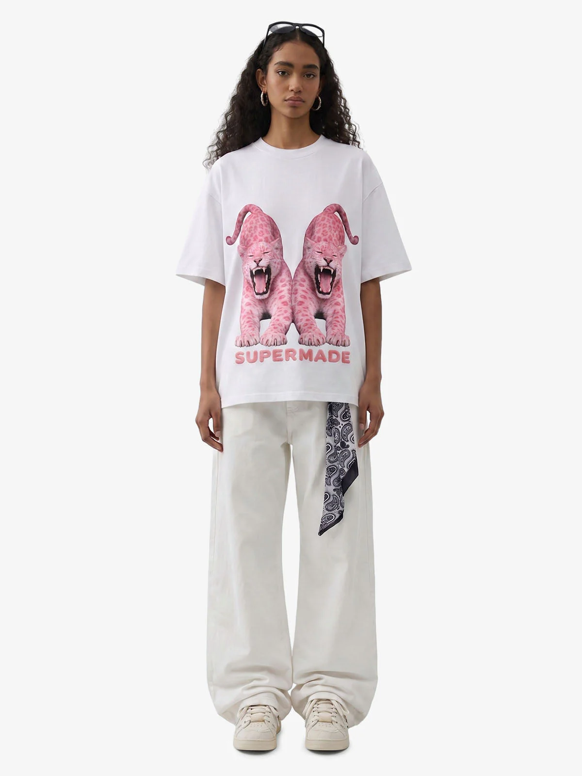 Vintage Pink Leopard Graphic T-Shirt - Image 5