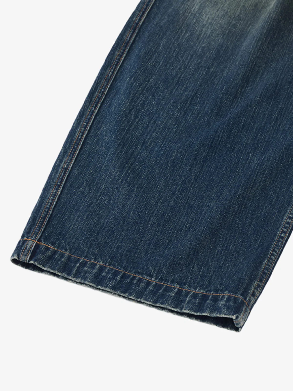 Vintage Pleated Fade Baggy Jeans - Image 6