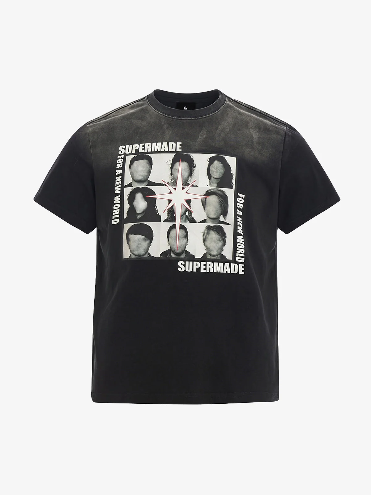 Vintage Portrait Collage Graphic T-Shirt