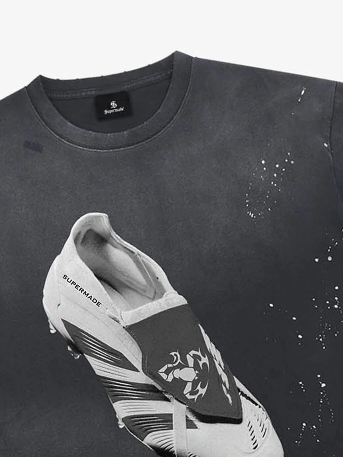 Vintage Soccer Cleat Graphic T-Shirt - Image 8