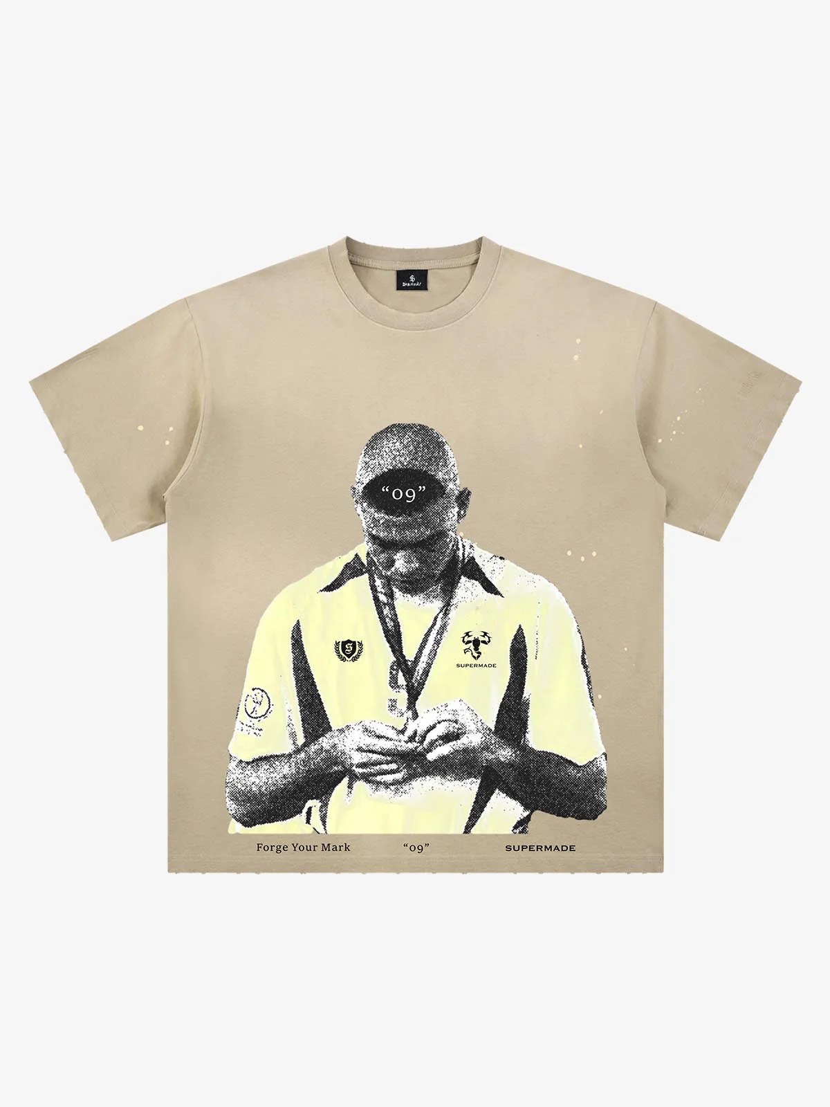 Vintage Soccer Figure Graphic T-Shirt - Image 2