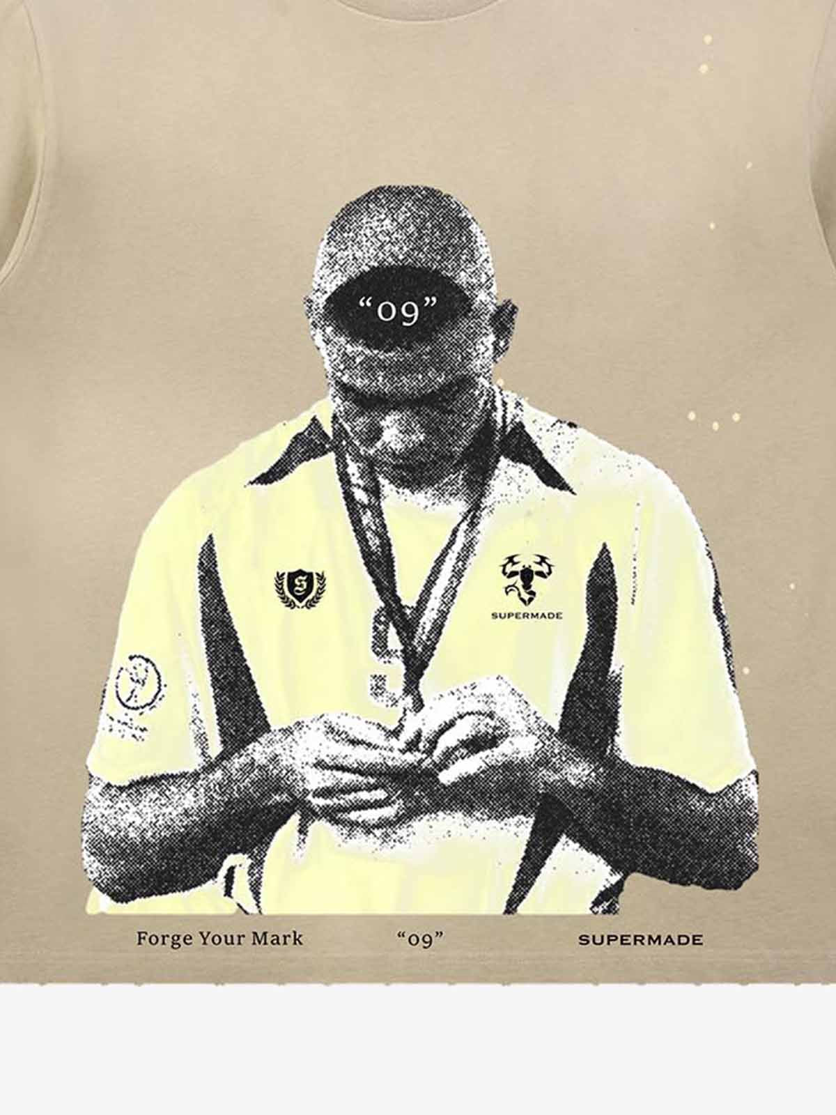 Vintage Soccer Figure Graphic T-Shirt - Image 6