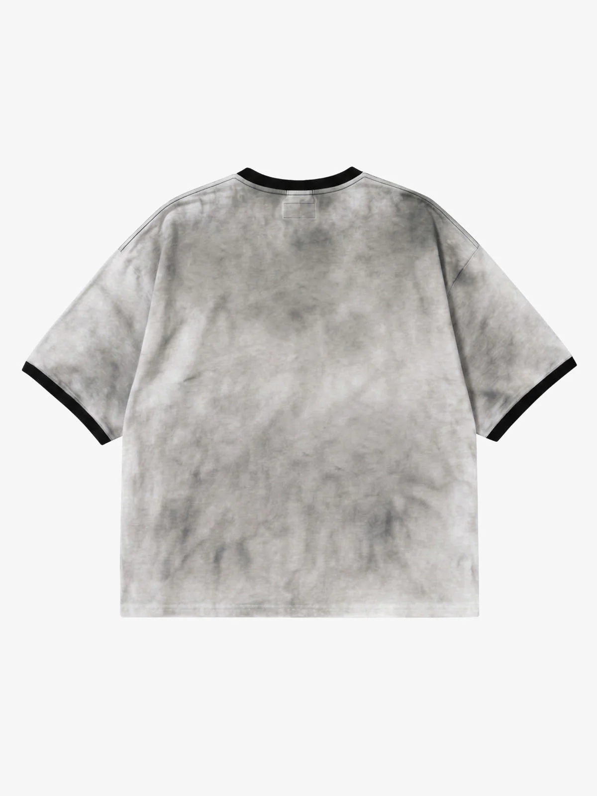 Vintage Splatter Wash Contrast Ringer Graphic T-Shirt - Image 5