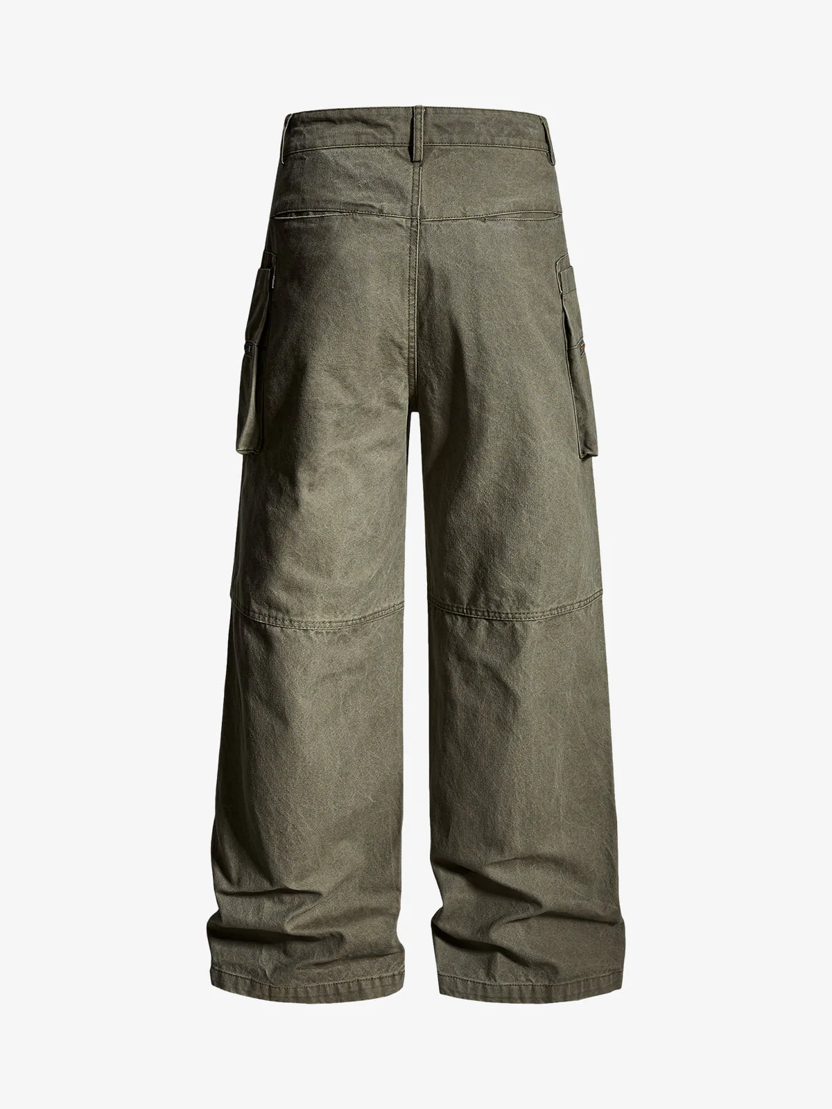 Vintage Utility Studded Cross Straight Leg Pants - Image 3