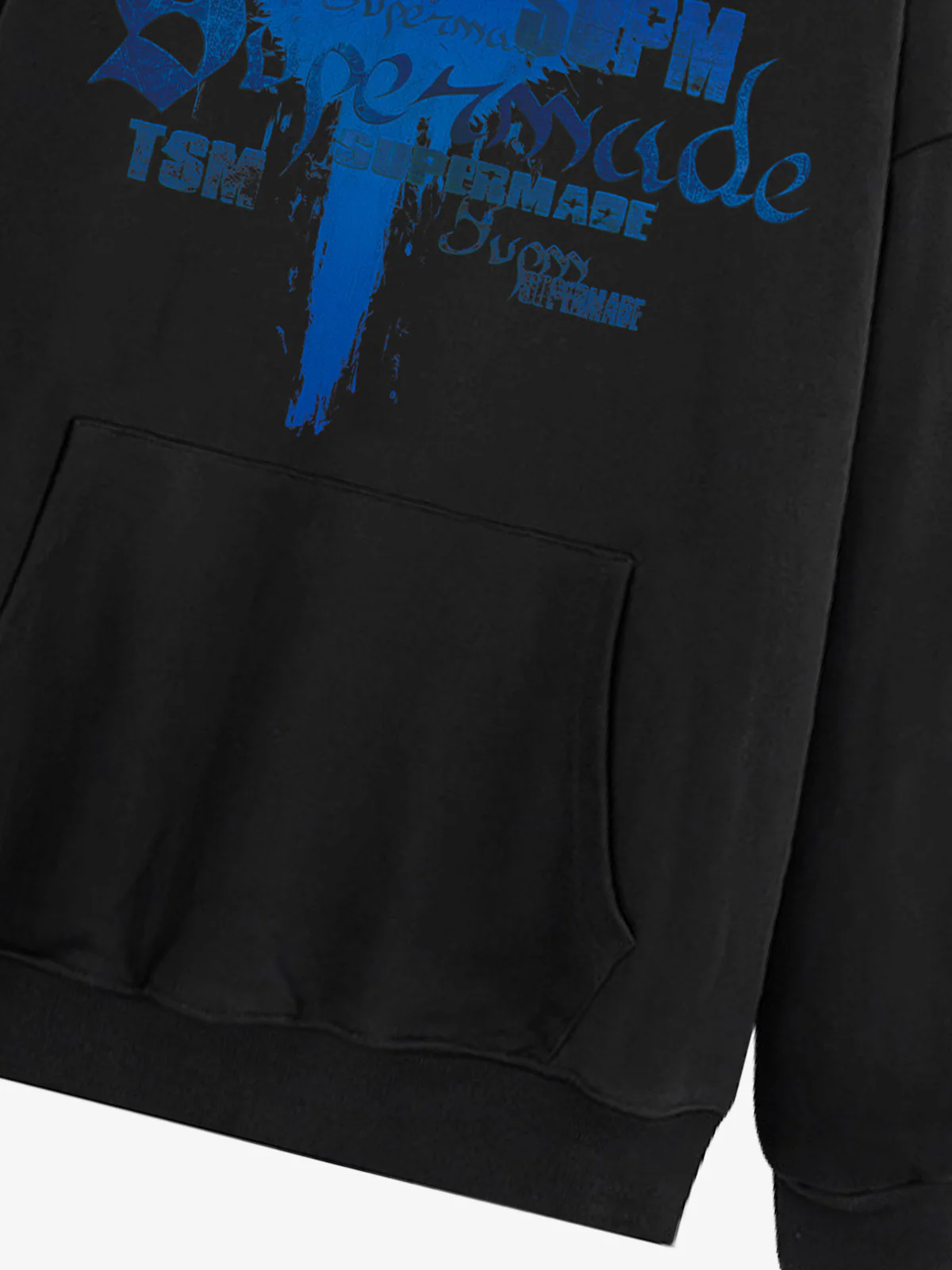 Vintage Washed Angel Halo Distressed Letter Graphic Hoodie - Image 5