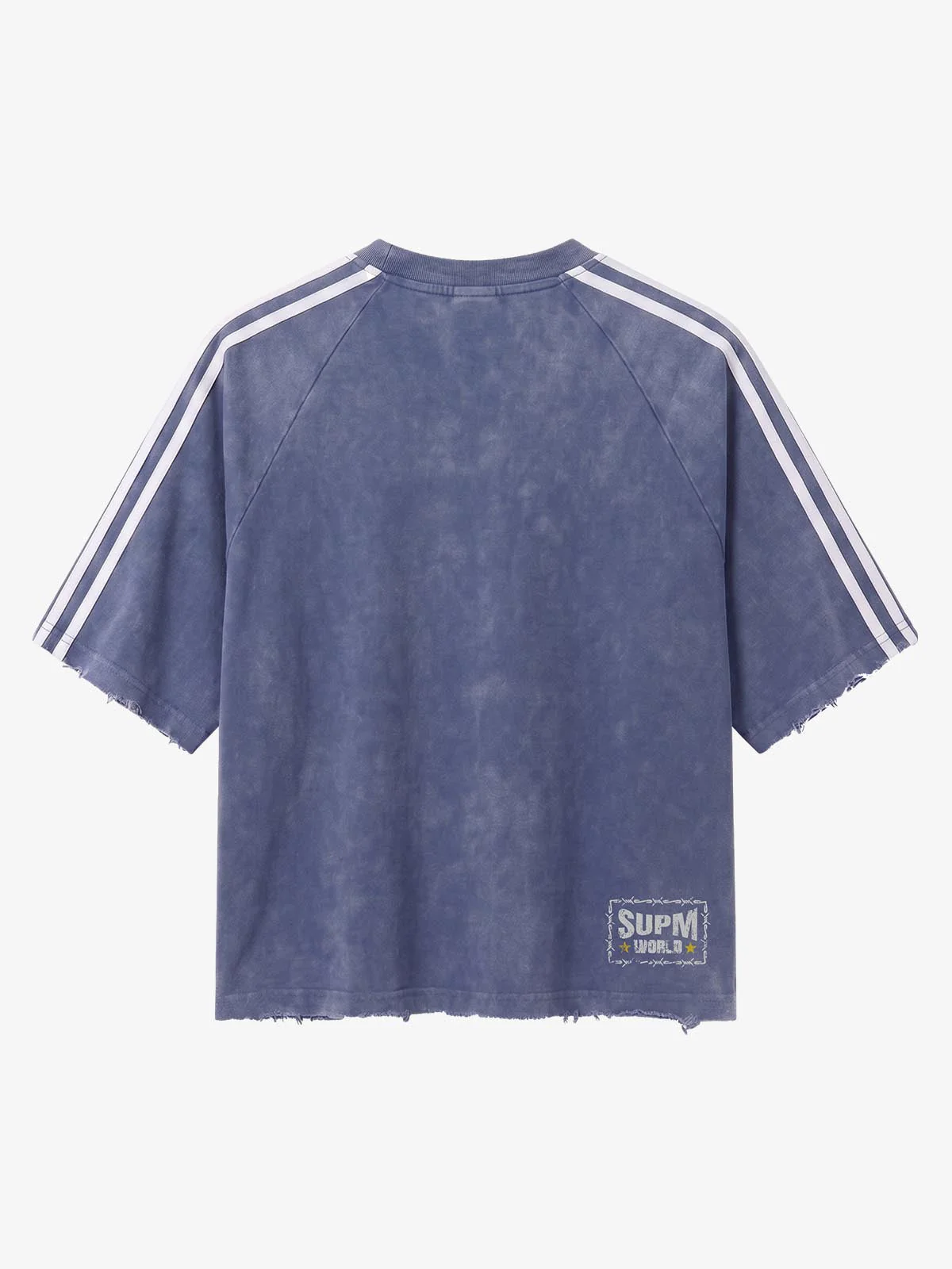 Vintage Washed Number 7 Badge Graphic T-Shirt - Image 6