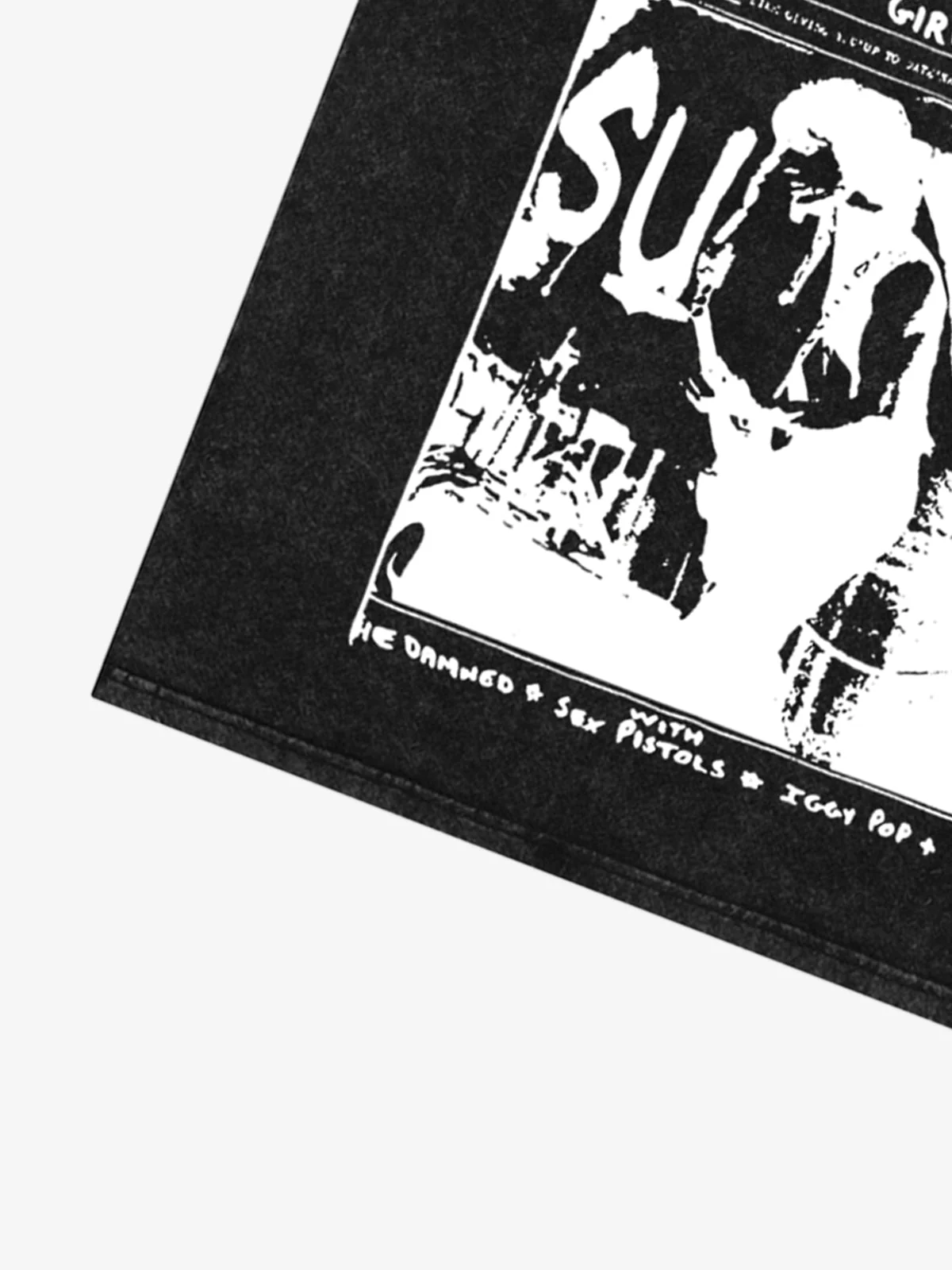 Vintage Washed Punk Graphic Print T-Shirt - Image 13