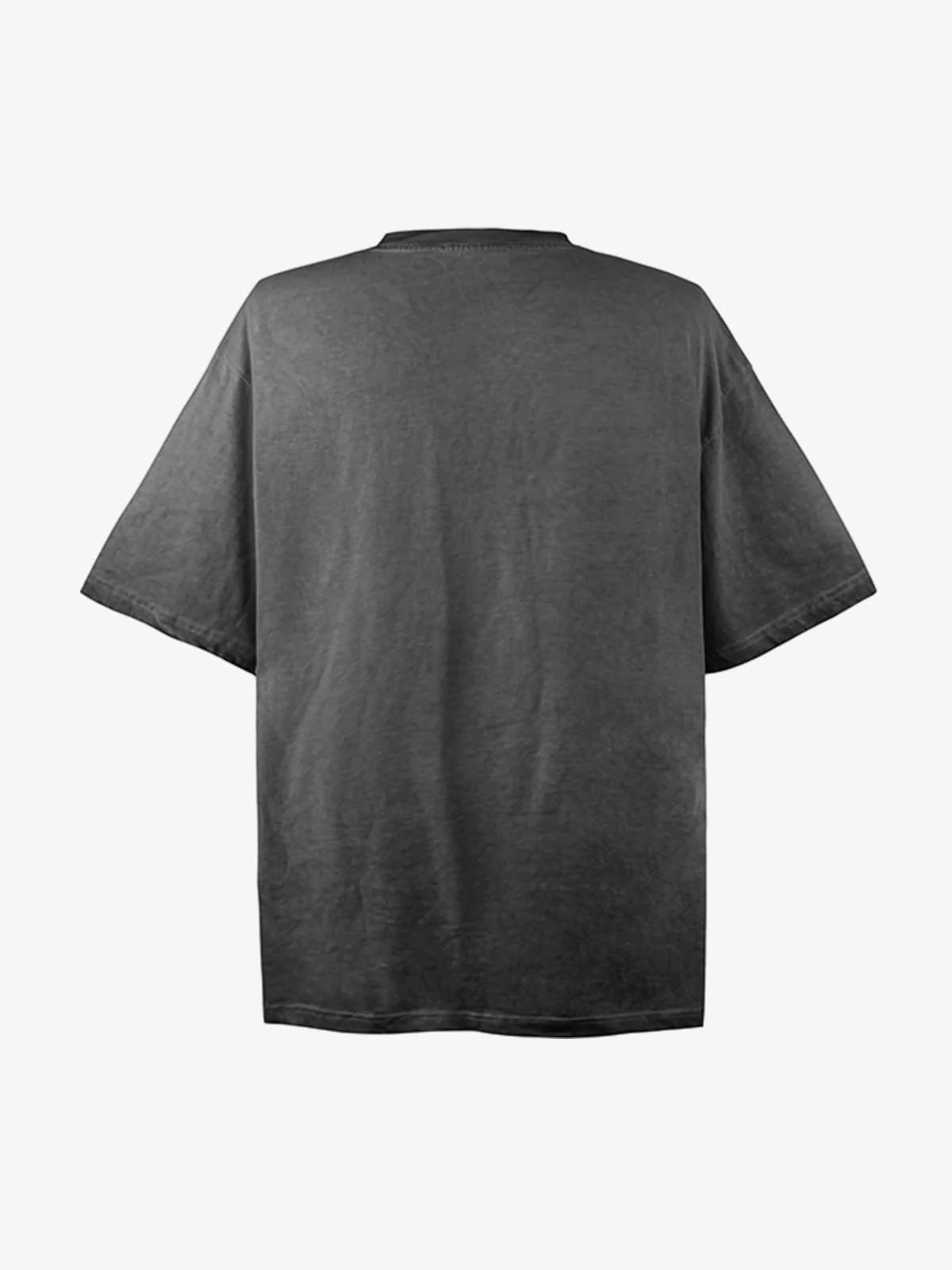 Vintage Washed Shadow Portrait Print T-Shirt - Image 4