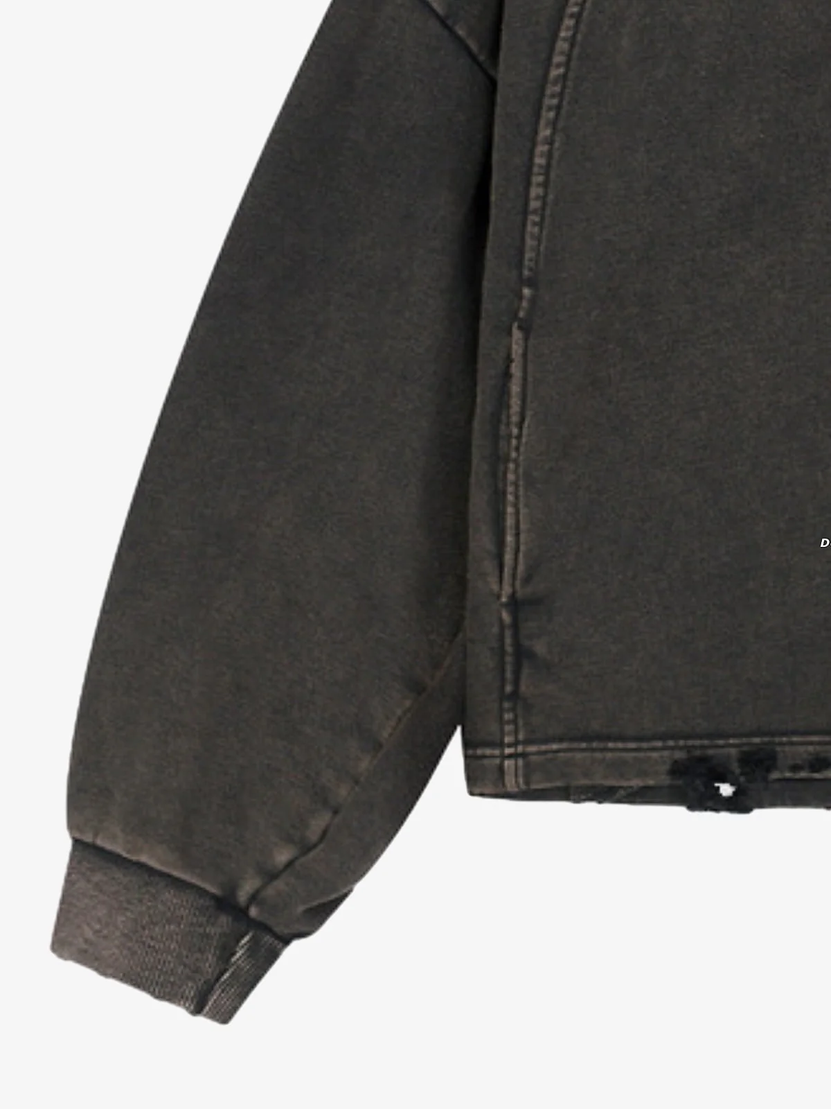 Vintage Washed Snake Staff Graphic Hoodie - Image 9