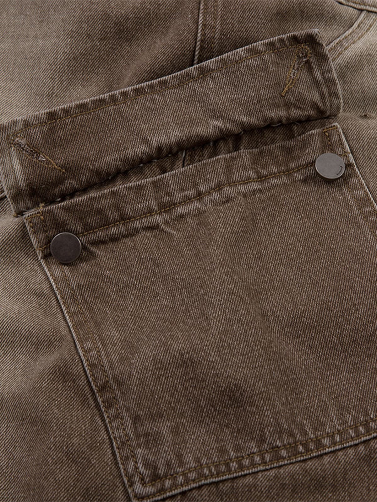 Vintage Washed Workwear Barrel Jeans - 2593 - Image 10