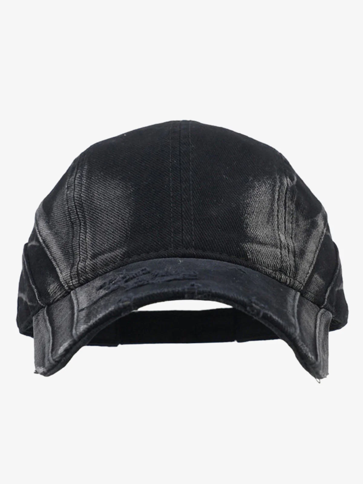 Washed Distressed Panel Baseball Cap - Image 7