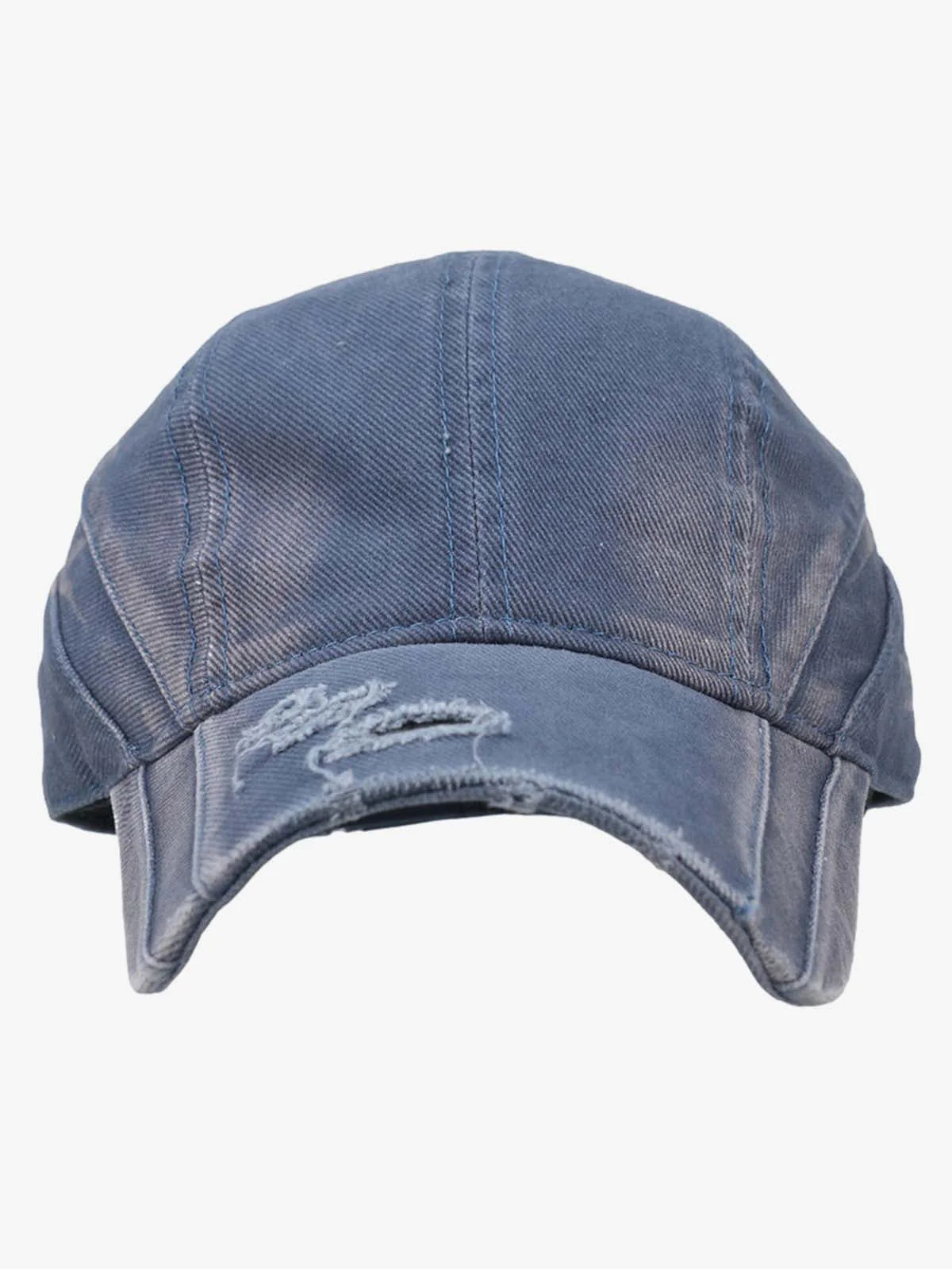 Washed Distressed Panel Baseball Cap - Image 8