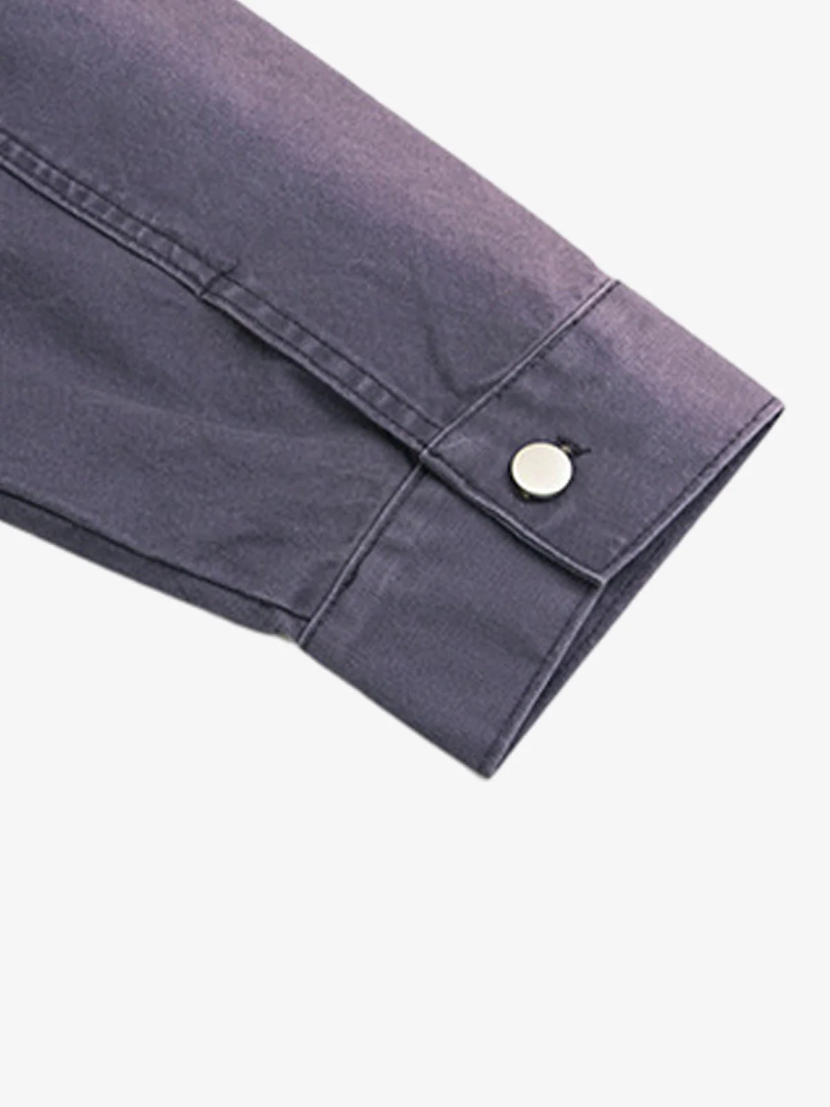 Washed Gradient Embroidered Zip Jacket - Image 7