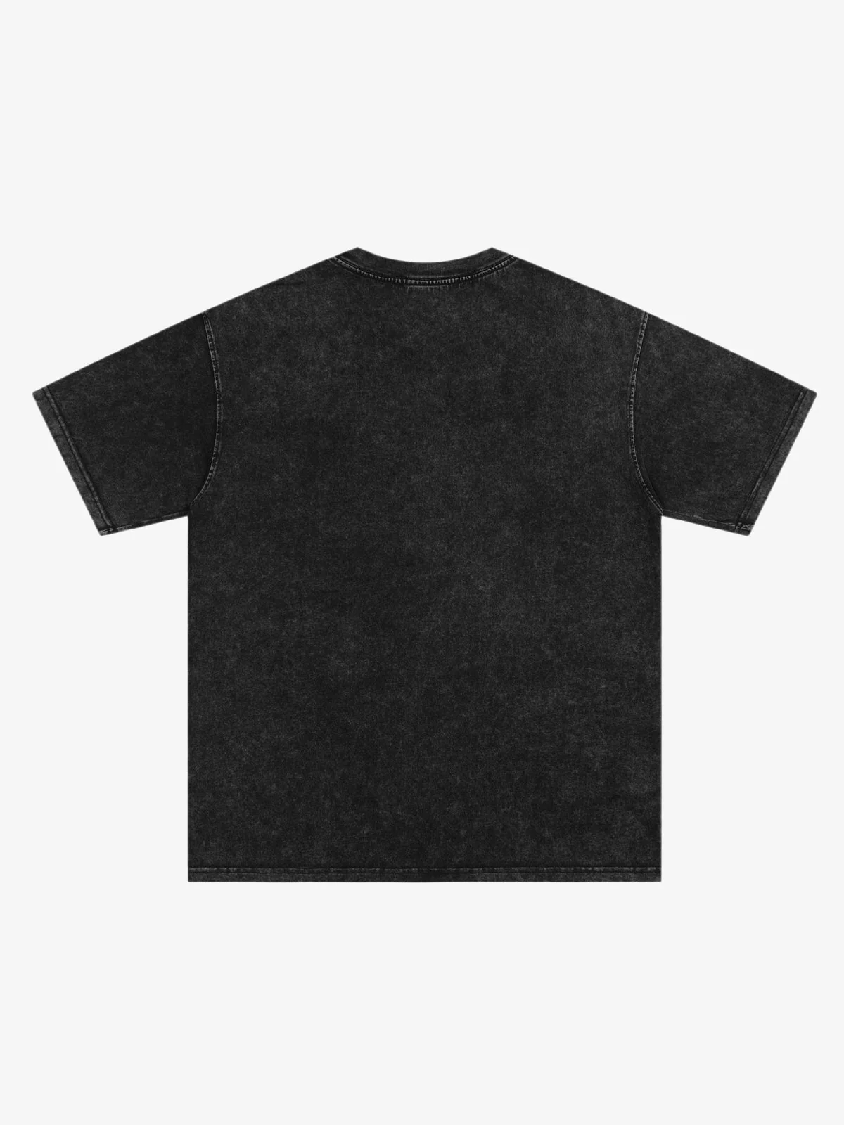 Washed Rhinestone Letter Graphic T-Shirt - Image 8