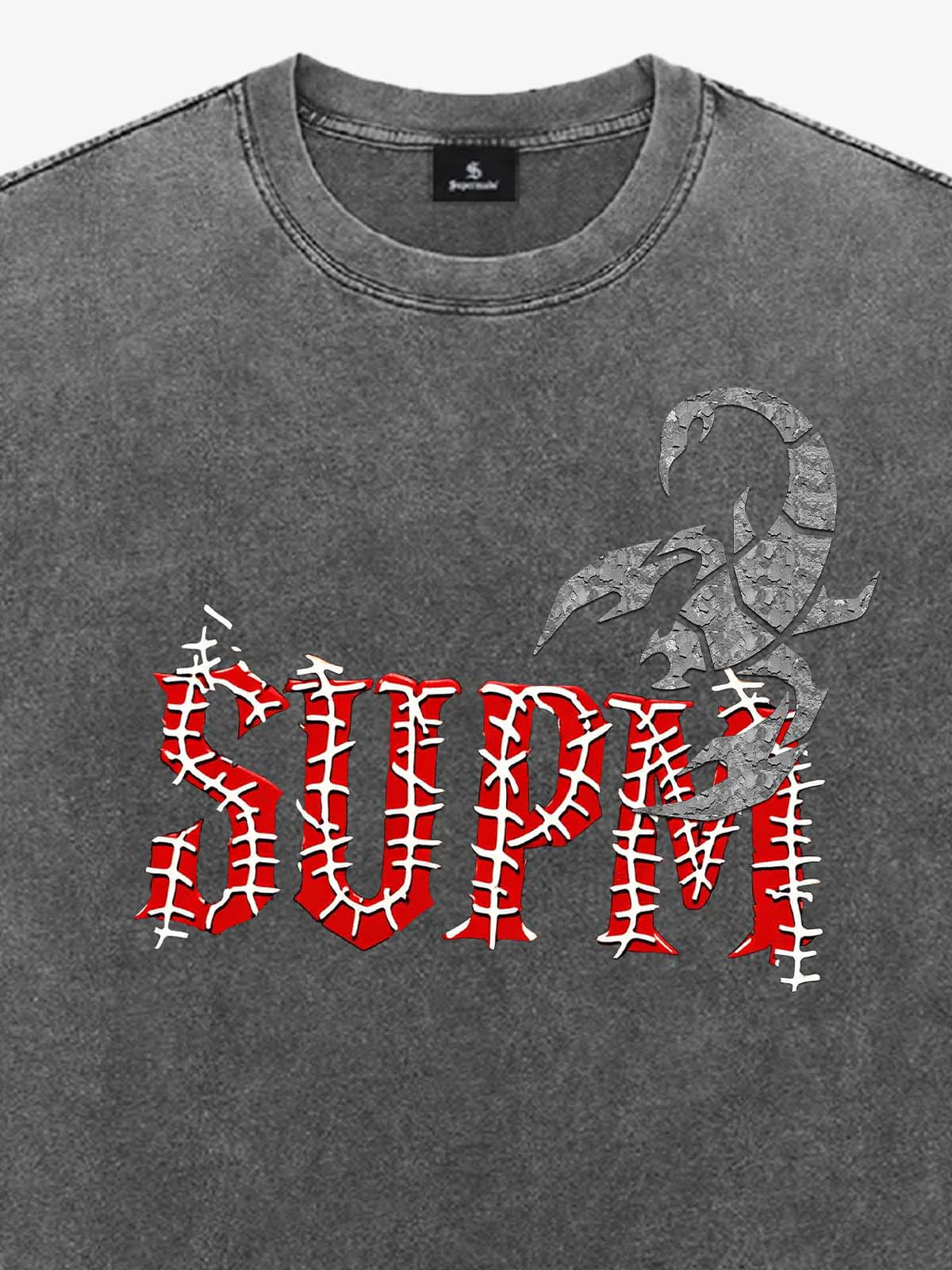 Washed Scorpion Graphic T-Shirt - Image 10