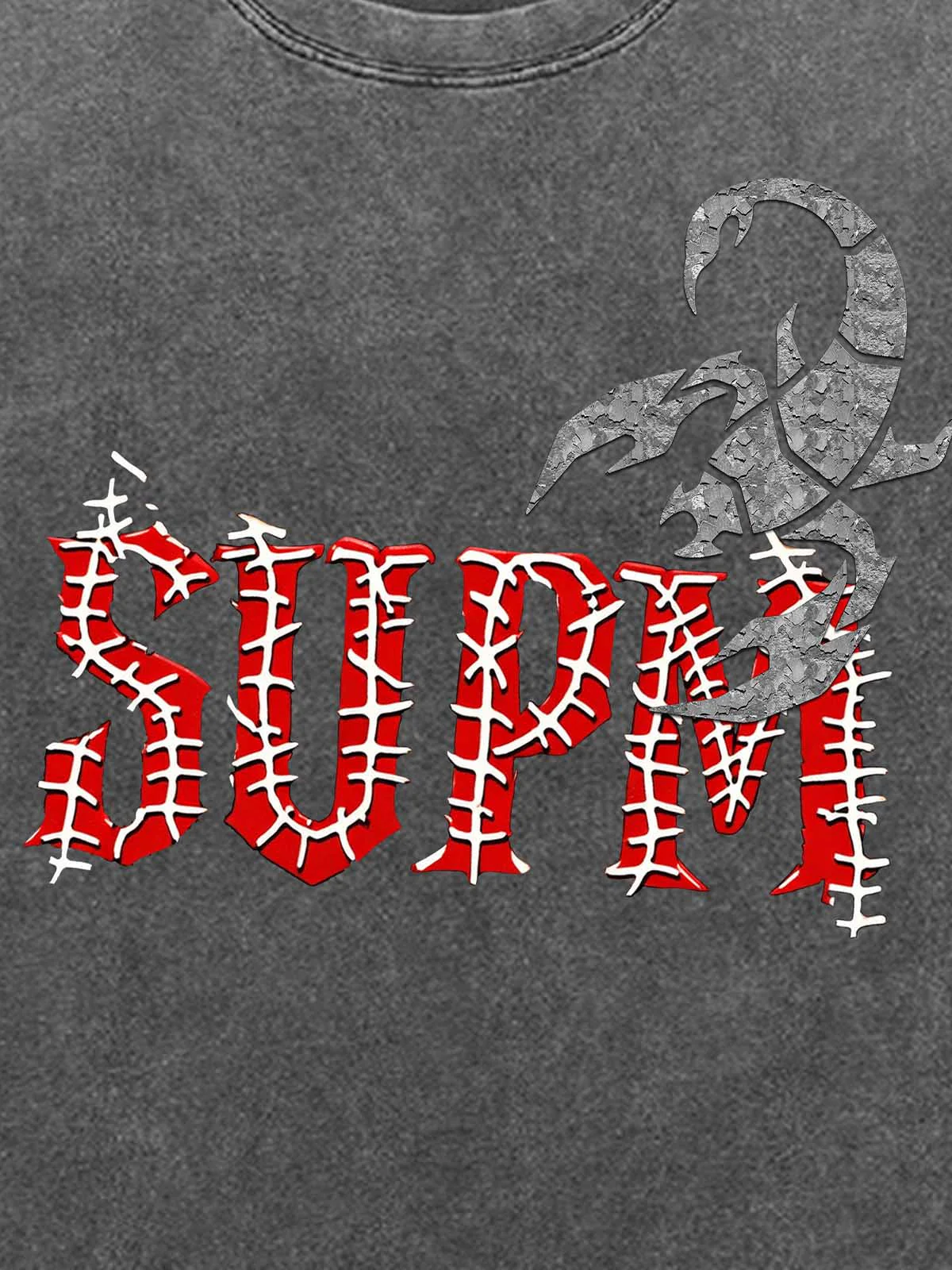 Washed Scorpion Graphic T-Shirt - Image 11