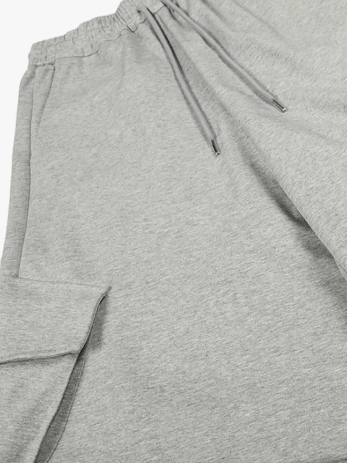 Wrinkled Detail Multi-Pocket Cargo Sweatpants - Image 4